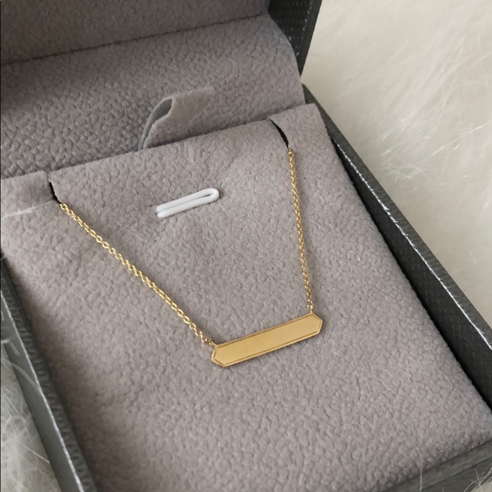 Bony Levy 14k gold bar necklace - Picture 1 of 4